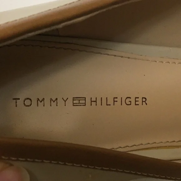 Tommy Hilfiger Twkaira Heels Patent Leather Monogram Size 8M - Picture 5 of 9